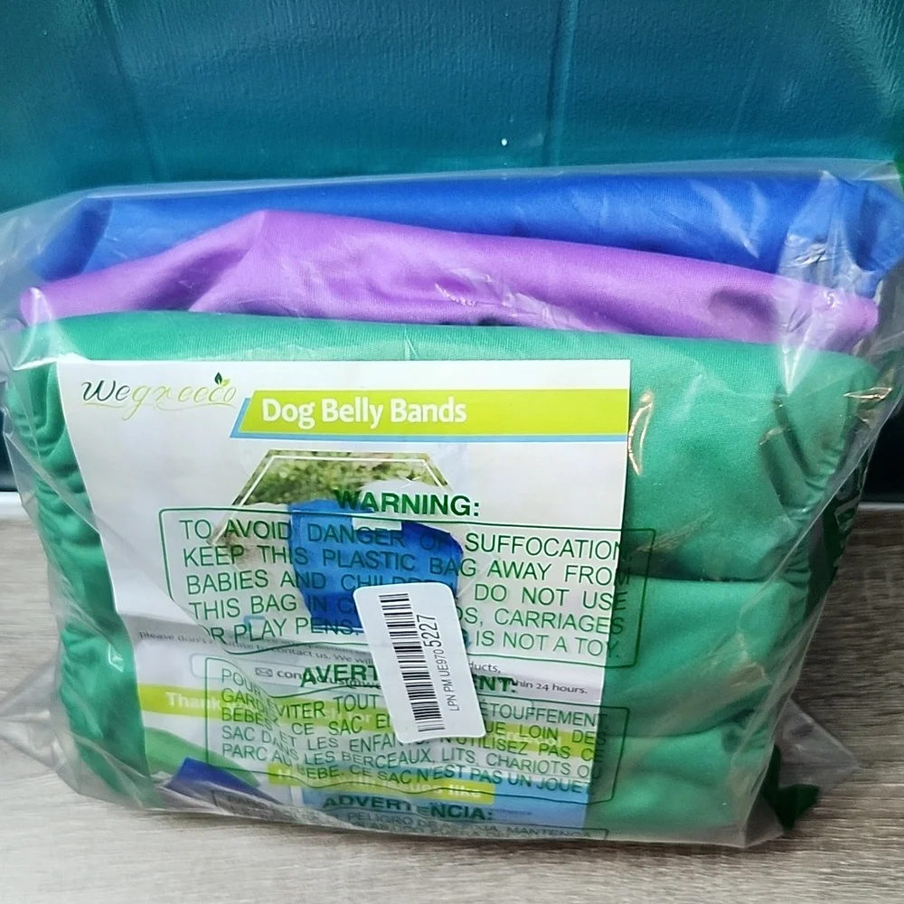 Weegreeco Dog Diaper Belly Wrap Set
